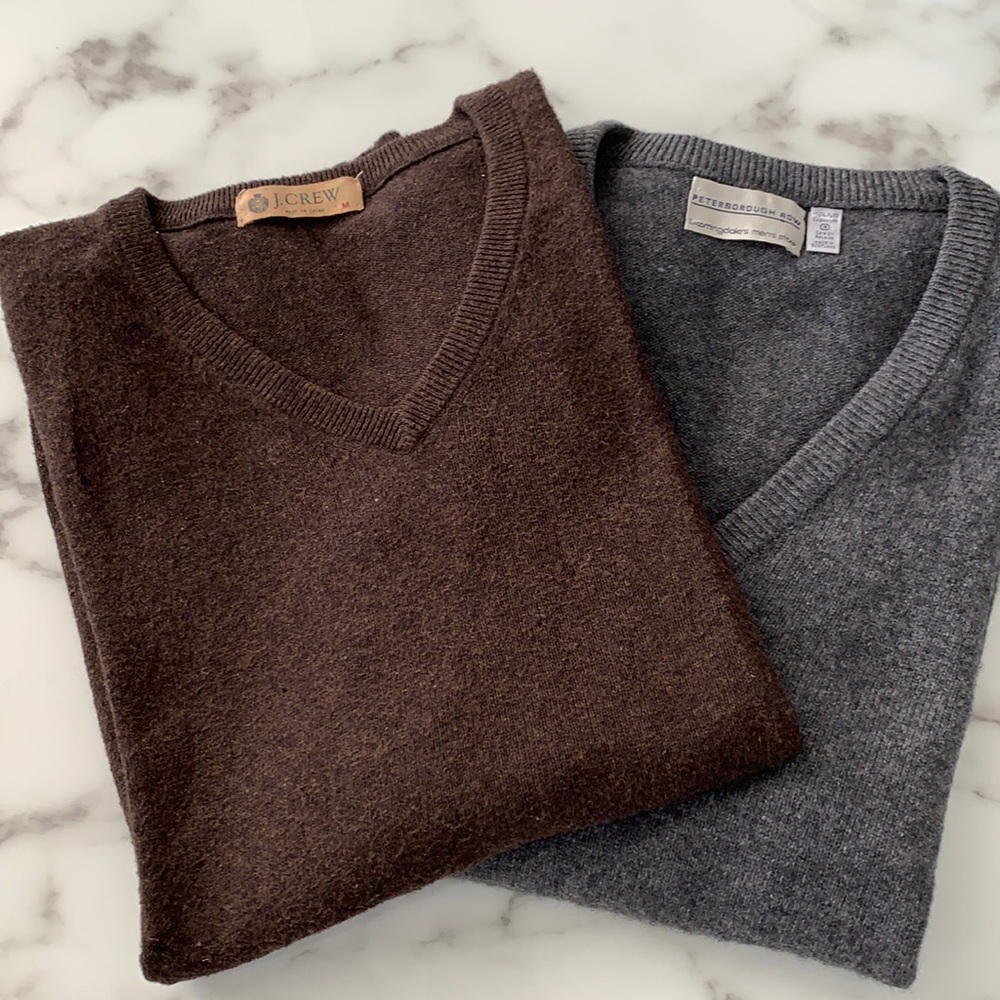 Cashmere Sweater Vests-Set of 2